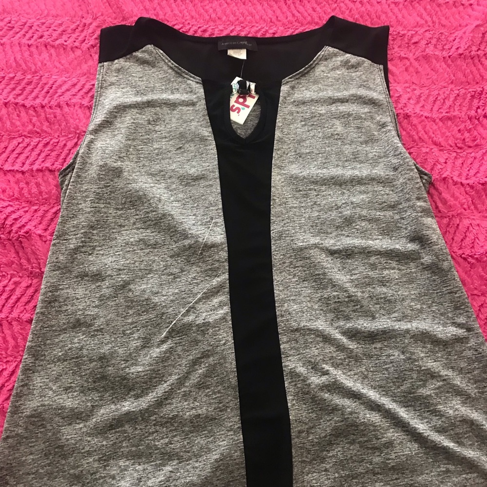 Black and grey tank